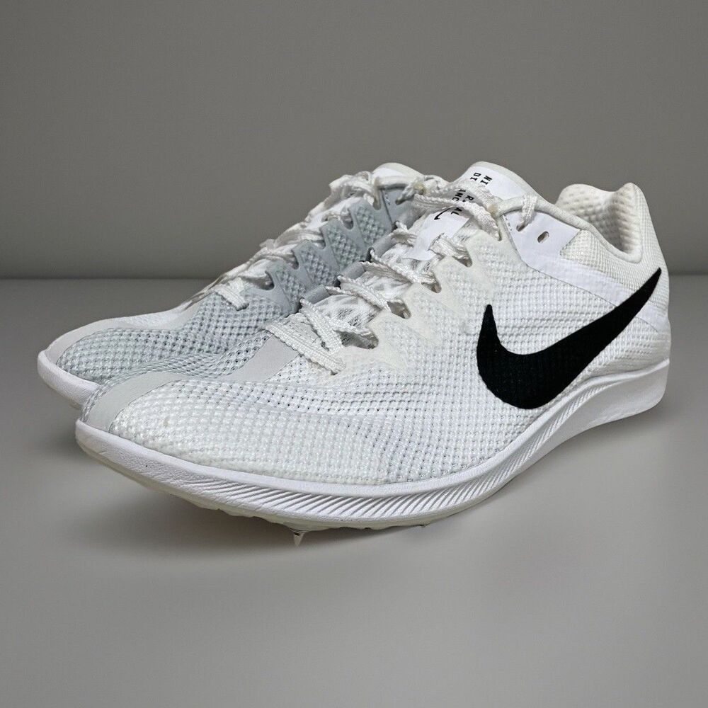 Nike Zoom Rival Track & Field Distance Spikes Men 8.5 White Gray DC8725-100 New